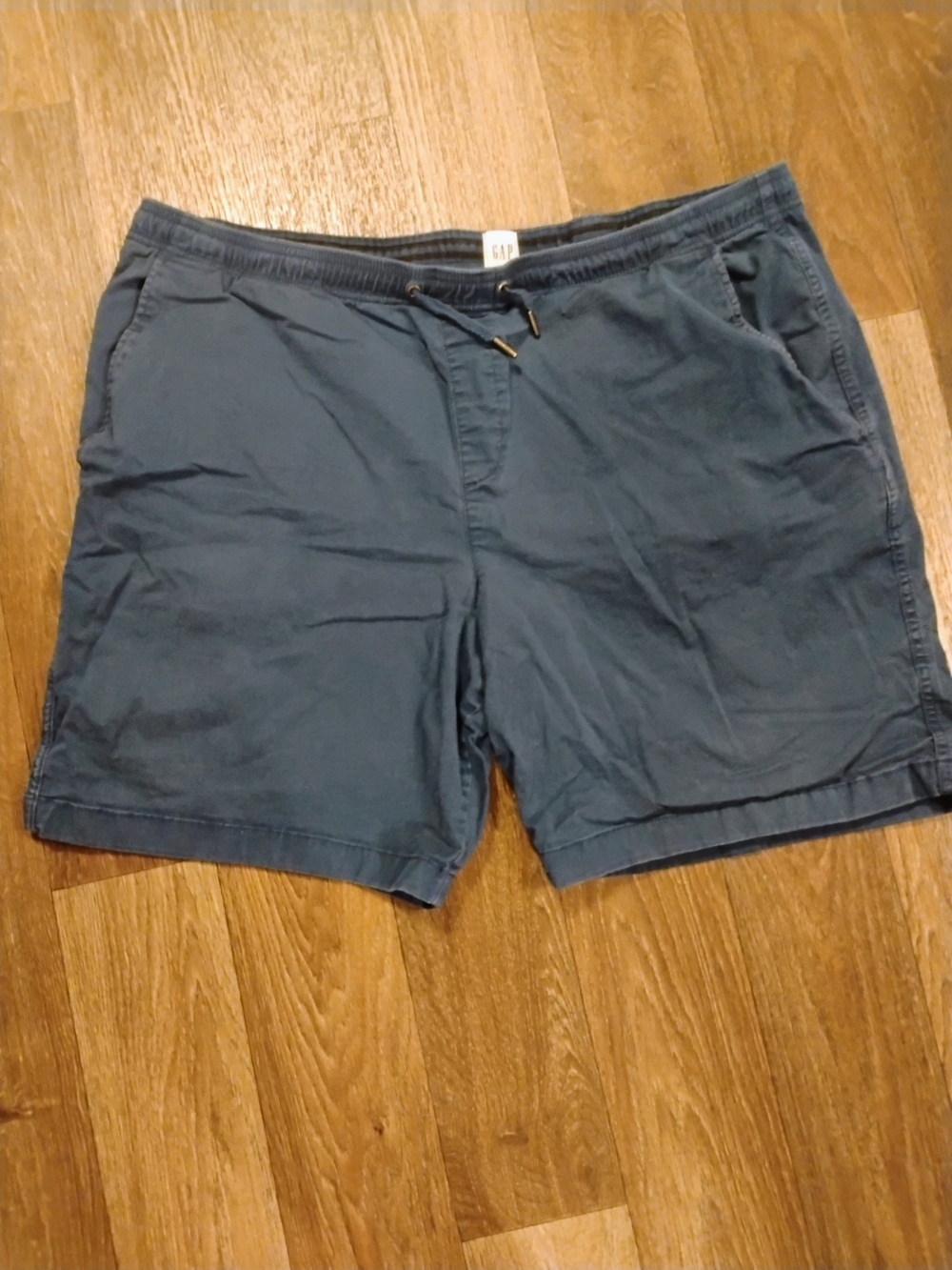 5/$15 XXL GAP Men's Navy Blue Shorts With Elastic Waistband And Drawstring
